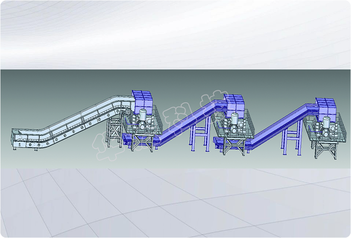 GSS2000B智能化非金属 撕碎生产线
